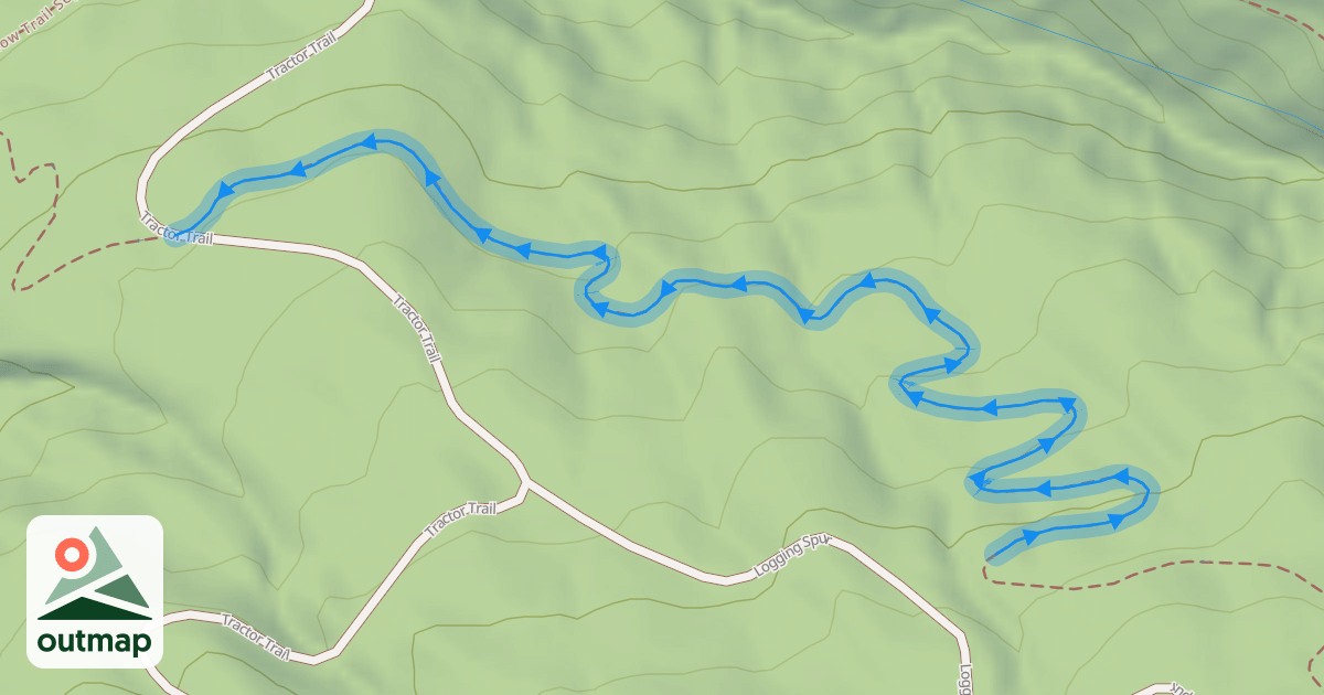 Map of Flow Trail Segment 3
