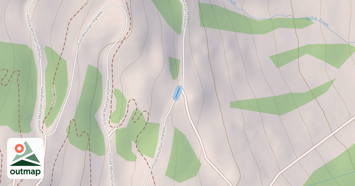 Map of Mountain Highway