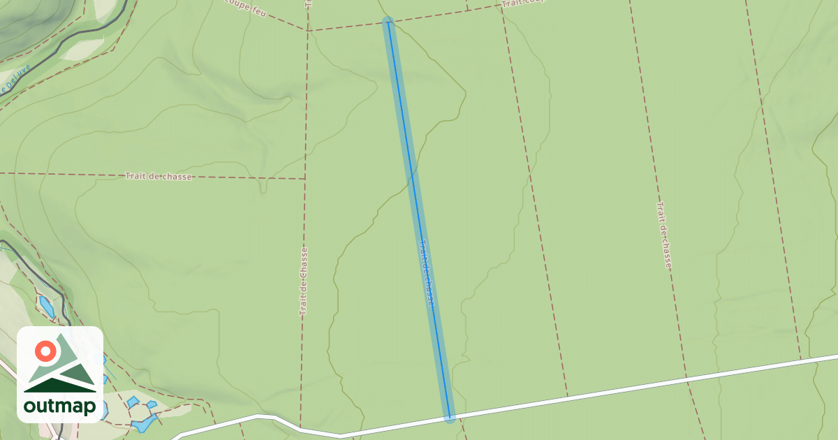 Map of Trait de chasse