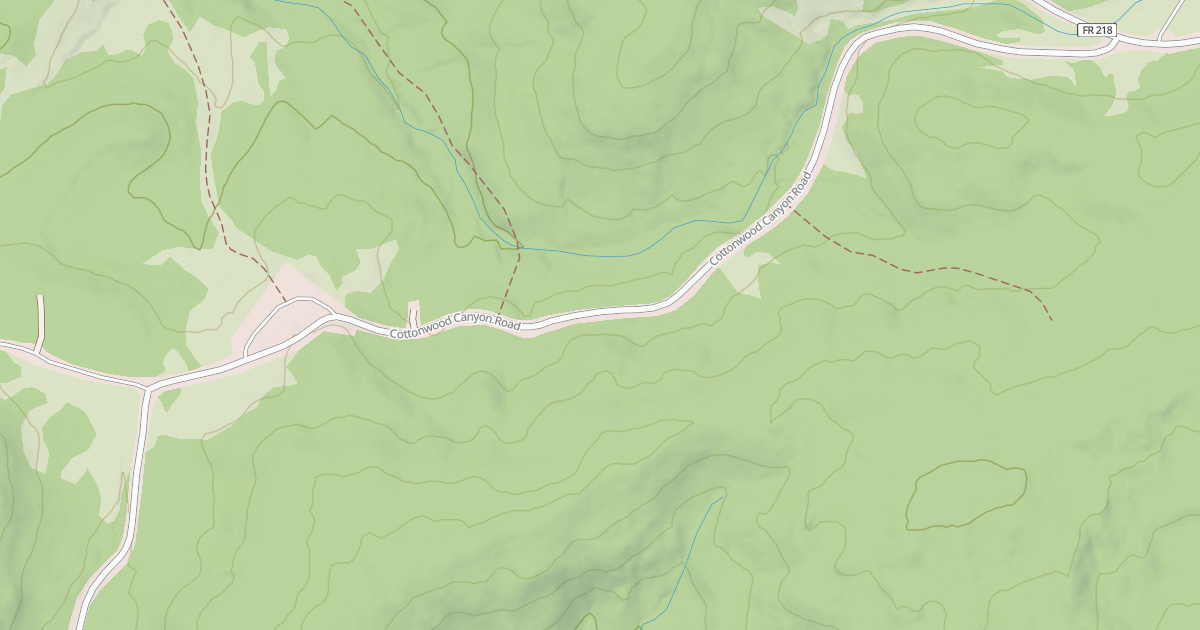 Map preview of COTTONWOOD CANYON