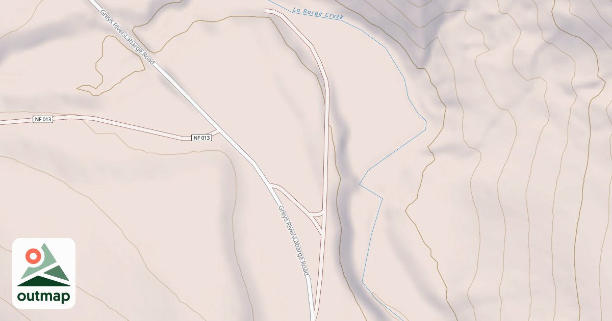 Map of PACKSADDLE DISP REC SITE