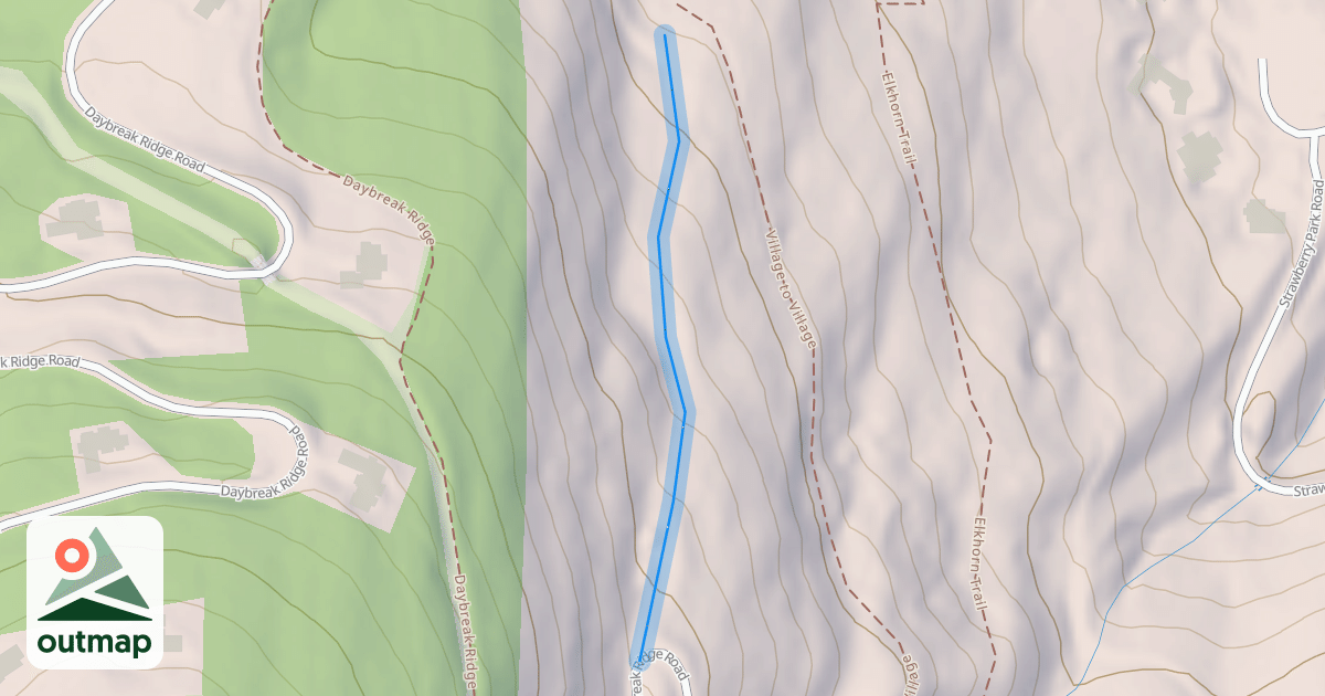 Map of Borders Skiway