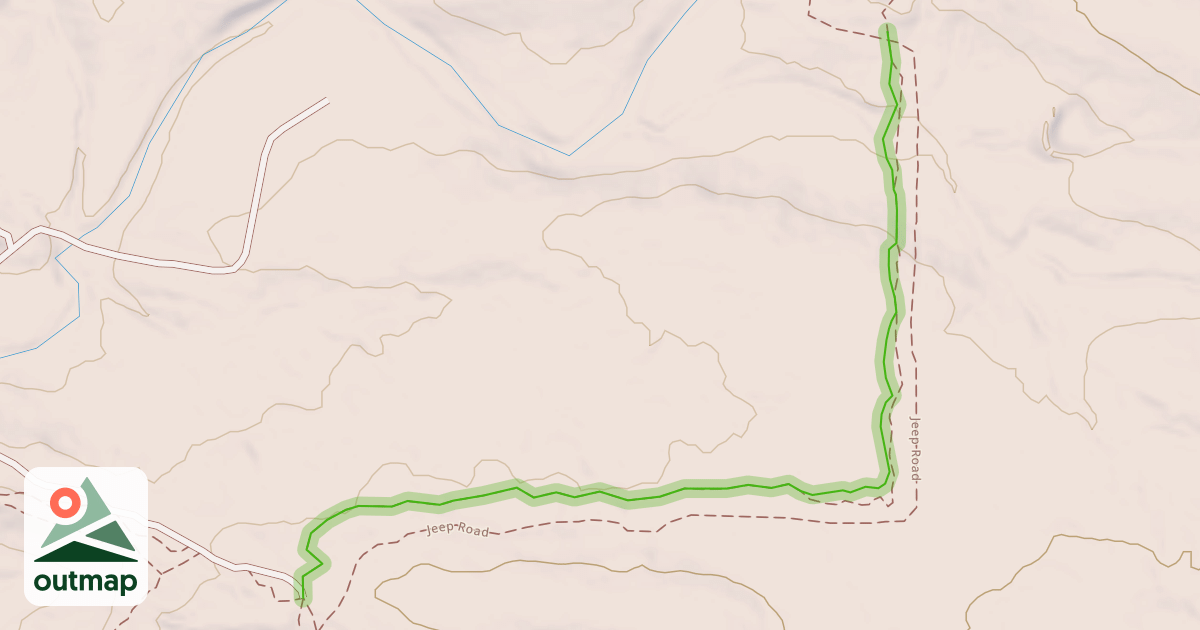 Map of RPR Trail Singletrack