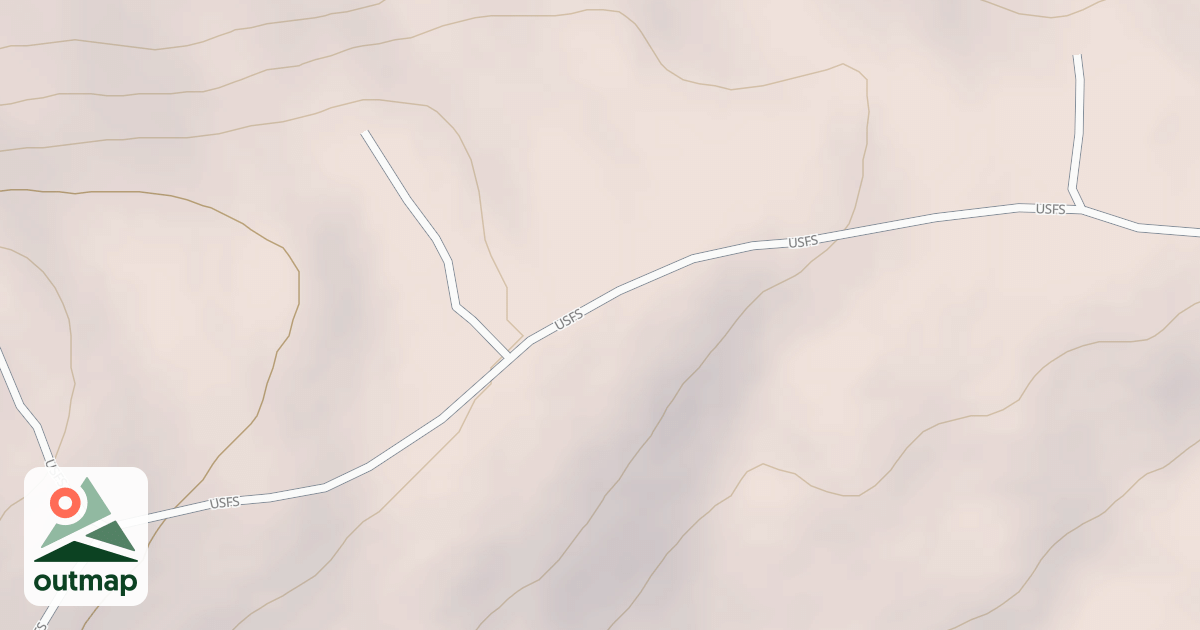 Map of Twin Lake Pass Pit Road
