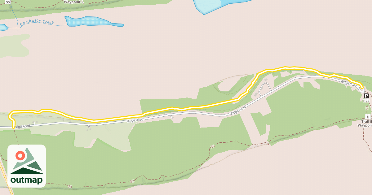 Map of 53 (Winter Trail)