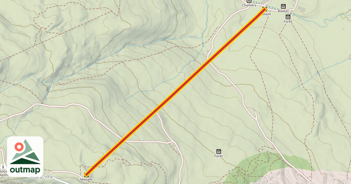 Map of Manant