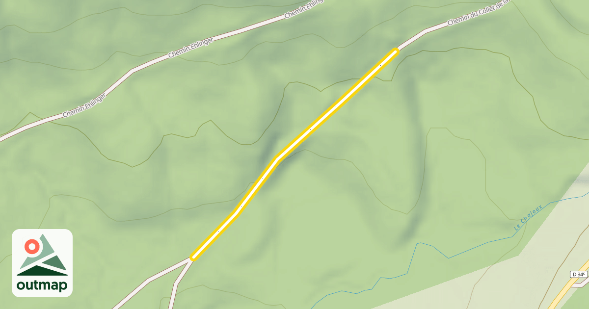Map of Chemin du Collet de la Mine