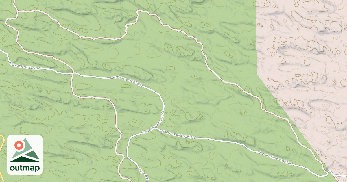 Map of Poison Ivy Trail
