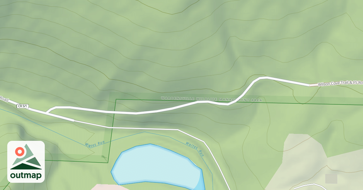 Map of WILSON COVE