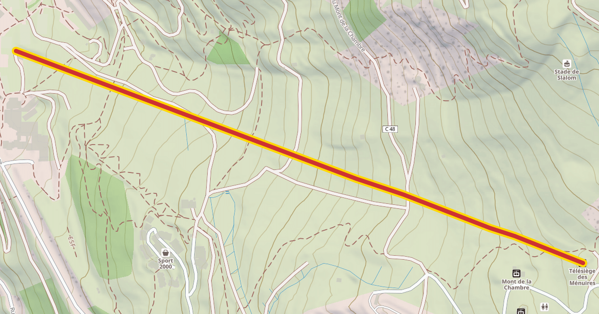 Map preview of Menuires