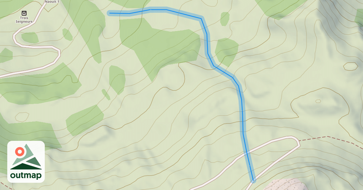 Map of Les Sapins