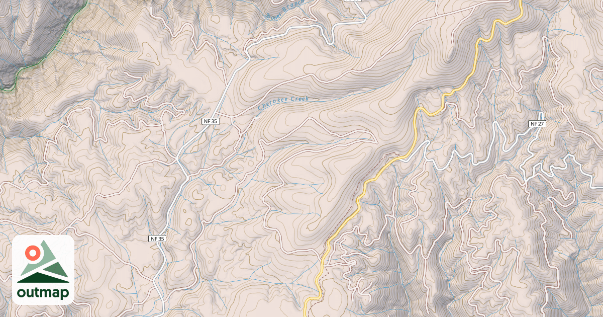 Map of Cherokee Atv