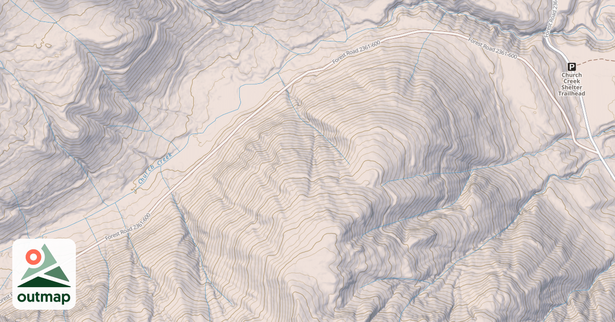 Map of CHURCH CREEK EAST TH