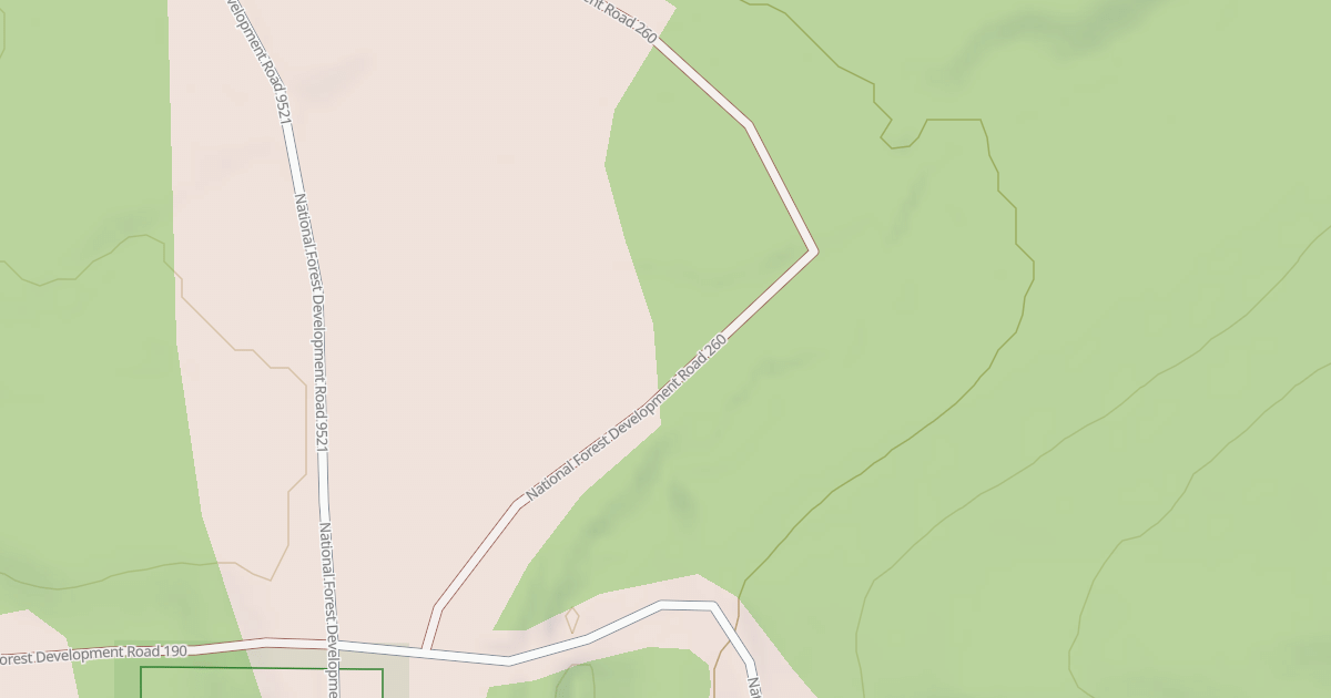 Map preview of USFS Motor Vehicle Use Map Roads {2A2116F0-A3DA-48B5-AE67-7D5F4B56E599}