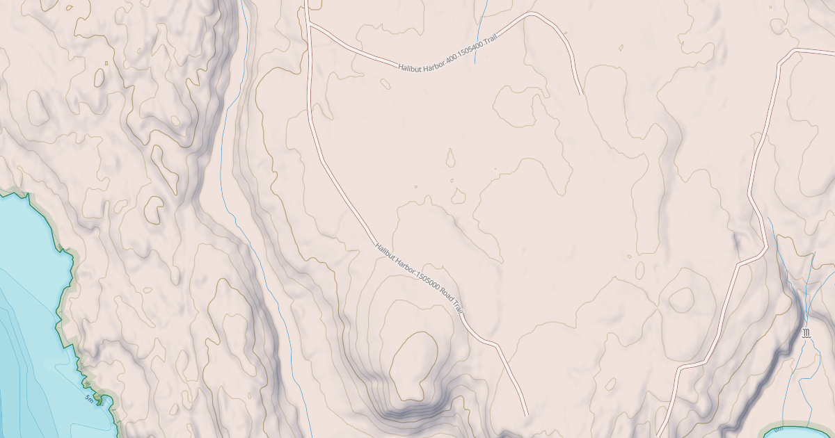 Map preview of Halibut Harbor 1505000 Road