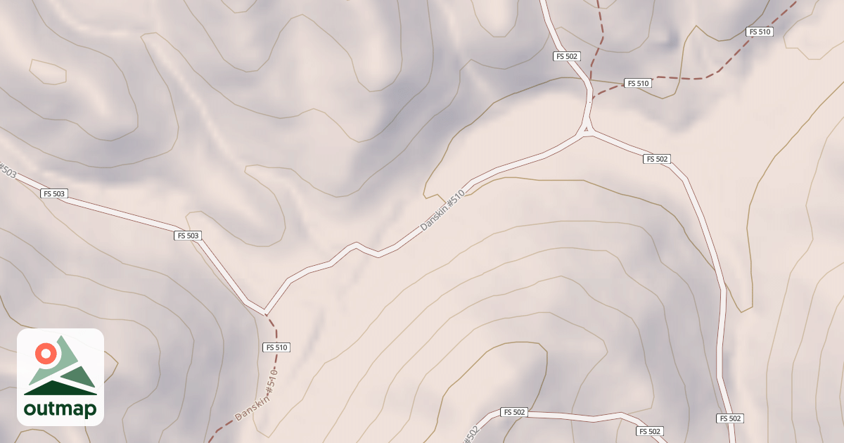 Map of Danskin #510