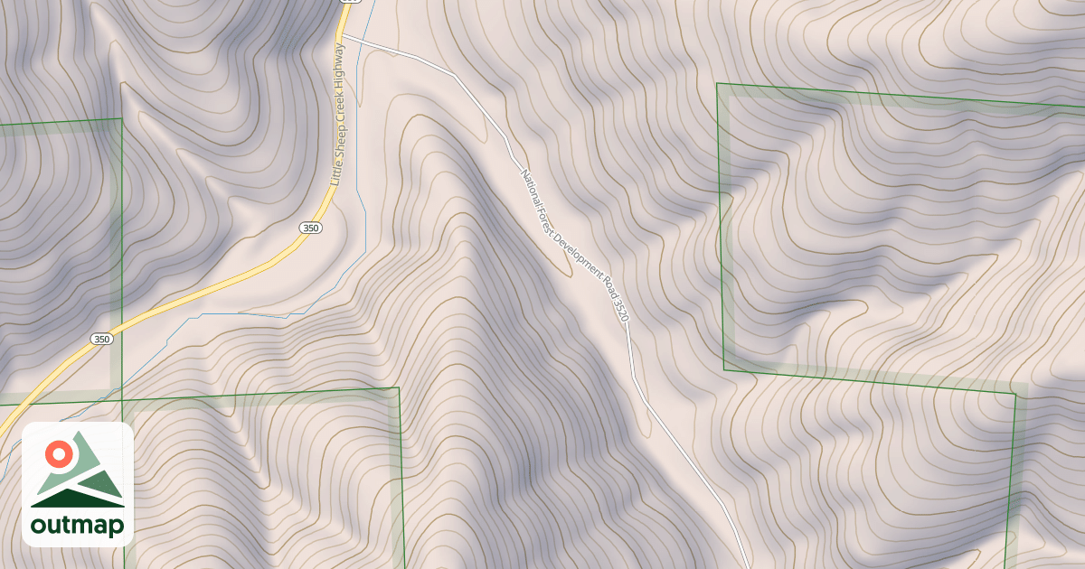 Map of BEAR GULCH