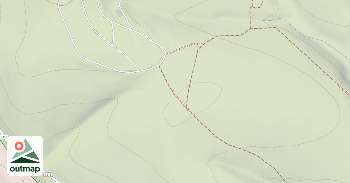 Map of Shawnee State Park Trails