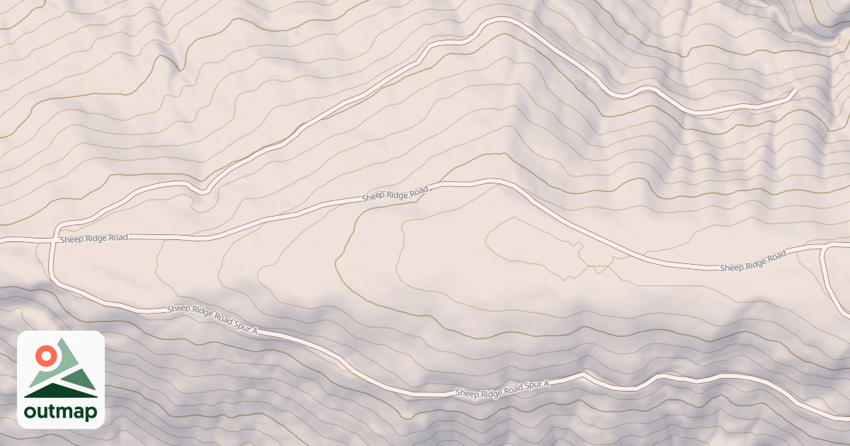 Map of SHEEP RIDGE