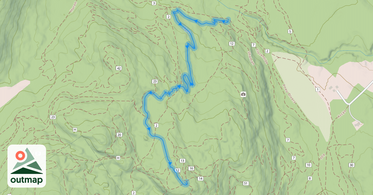 Map of Apex