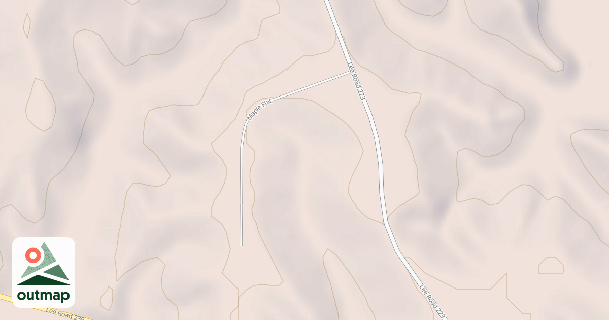 Map of MAPLE FLAT