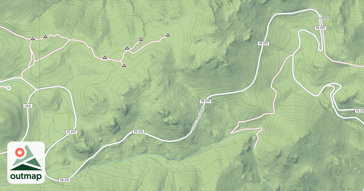 Map of GOLD CAMP