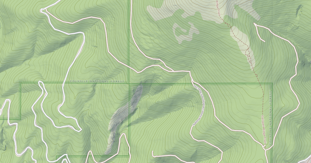 Map preview of UPPER SADDLE MTN