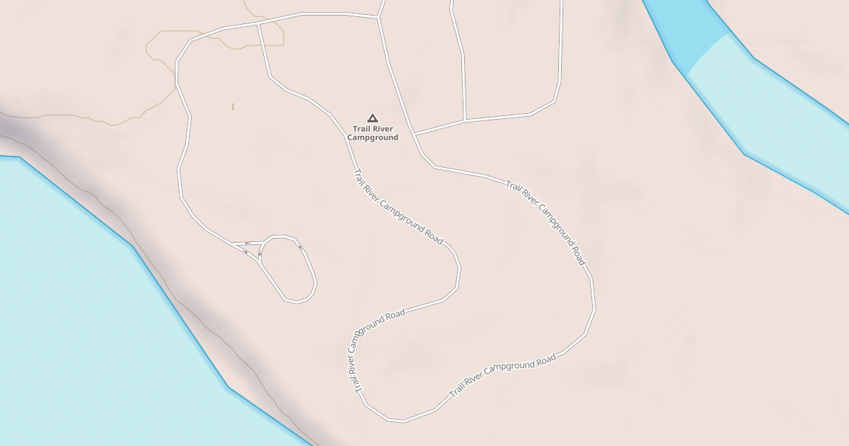 Map preview of TRAIL RIVER EAGLE POINT RD