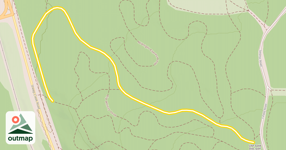 Map of Big Whizzy Loop