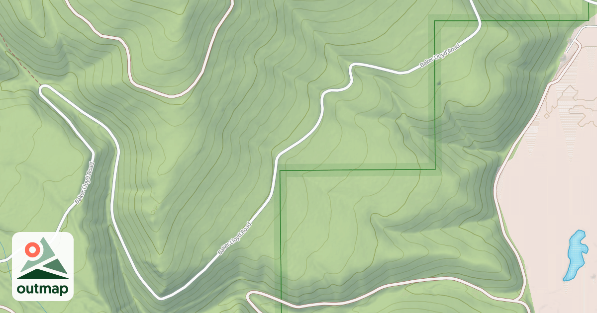 Map of (FDR) LLOYD CREEK