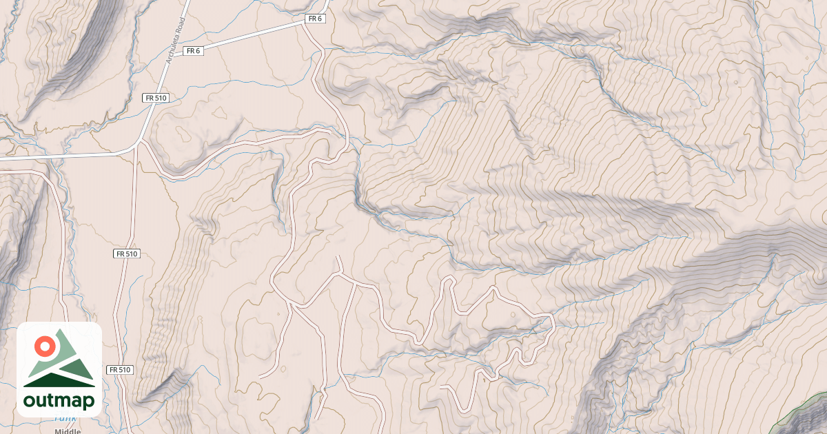 Map of GALLINA MOUNTAIN