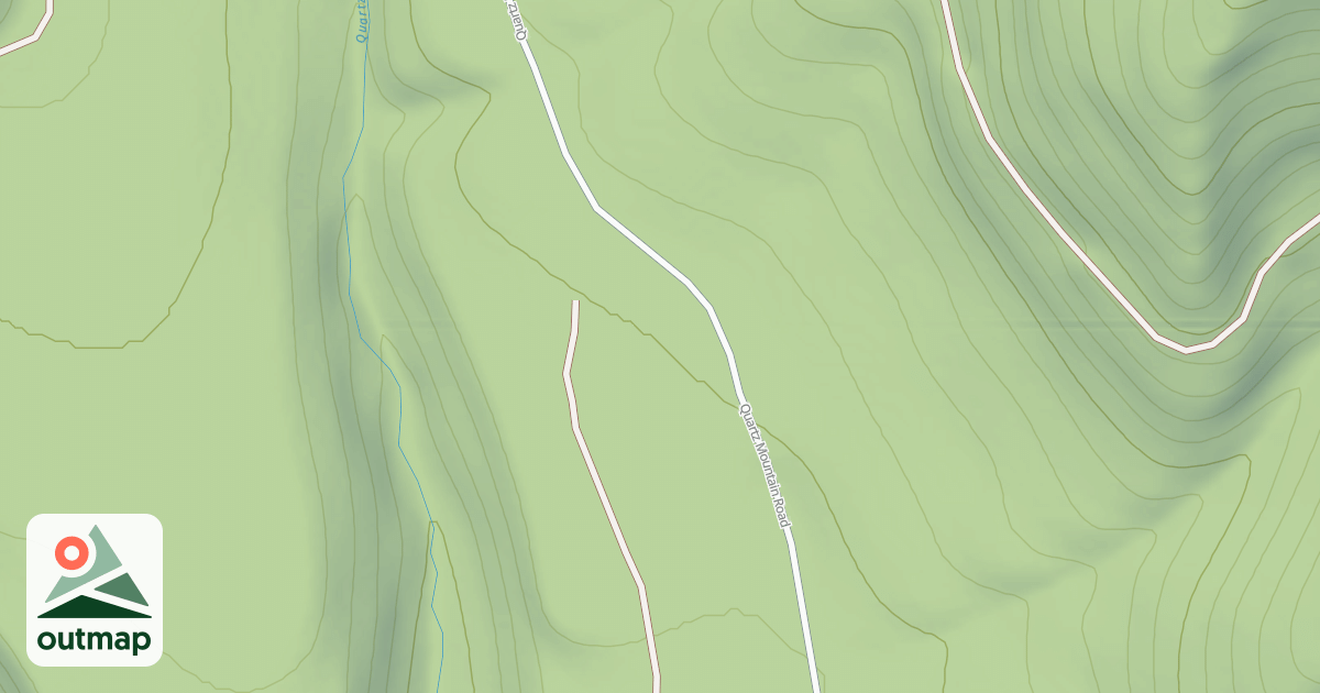 Map of 17 Mile/Quartz Snowmobile