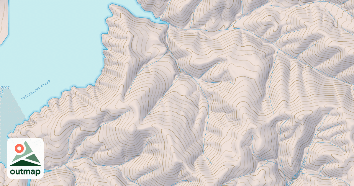 Map of BROCK MTN