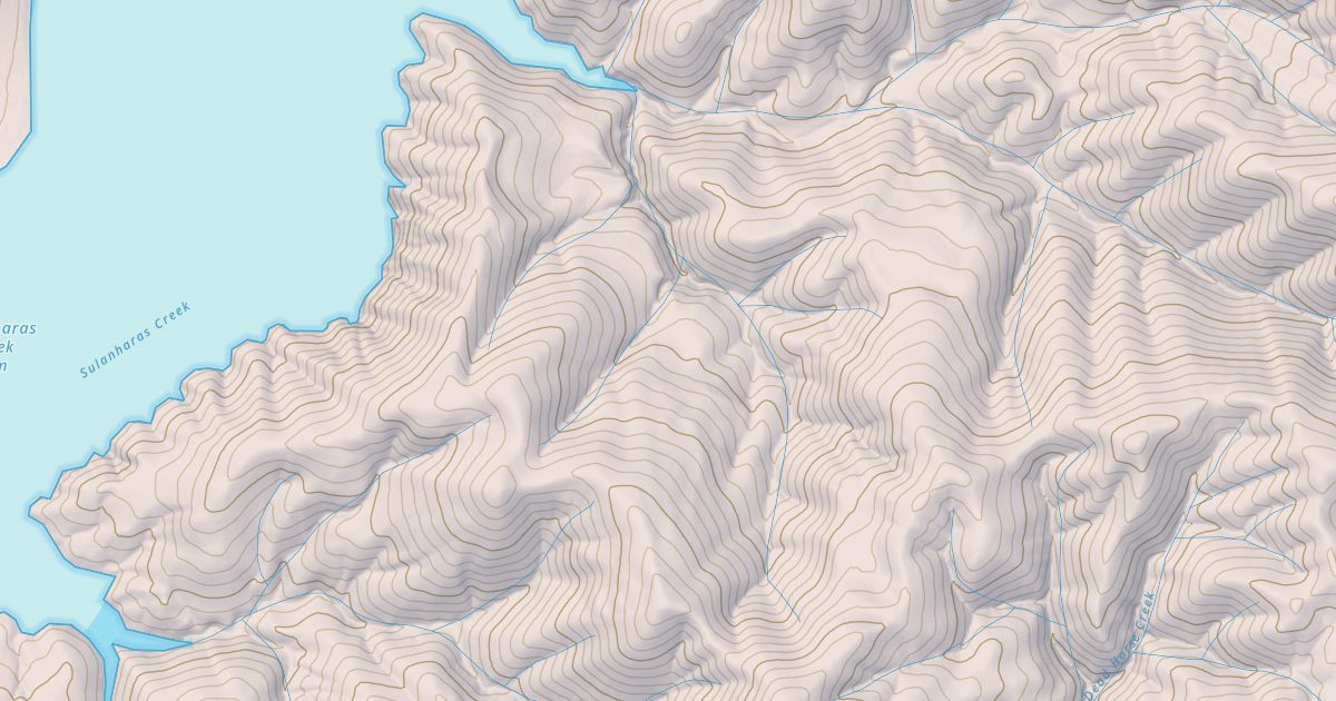 Map preview of BROCK MTN