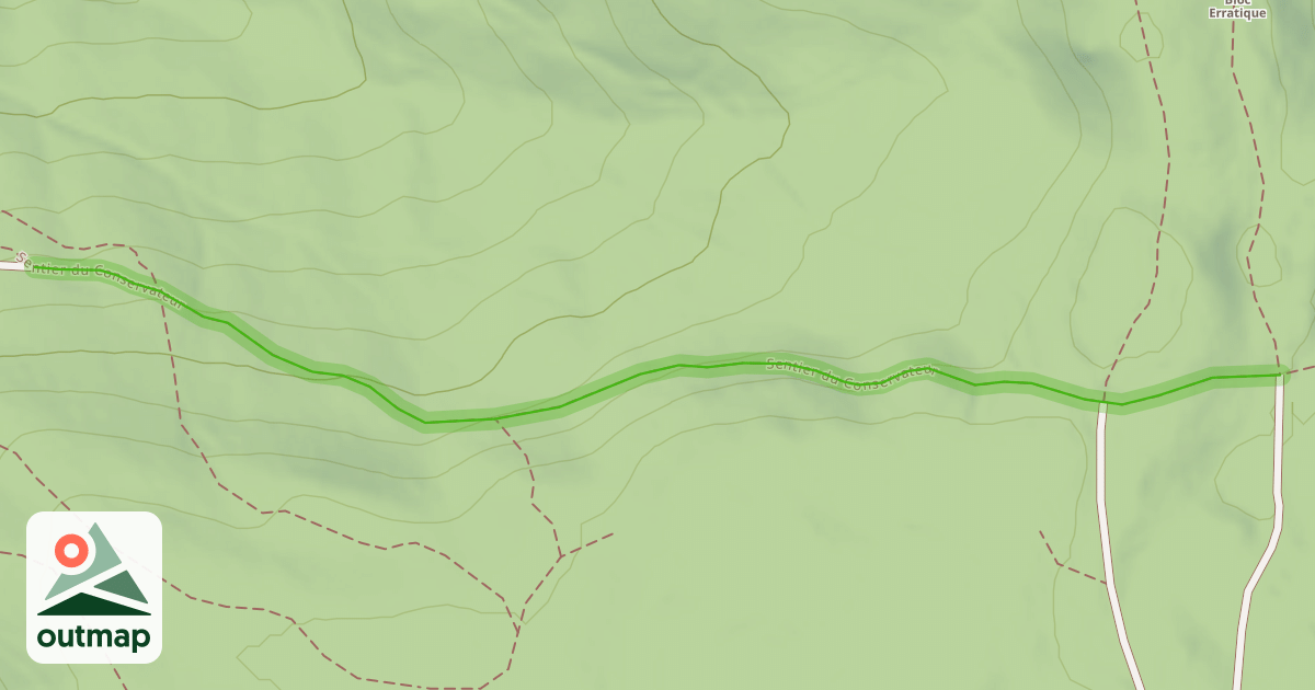 Map of Sentier du Conservateur