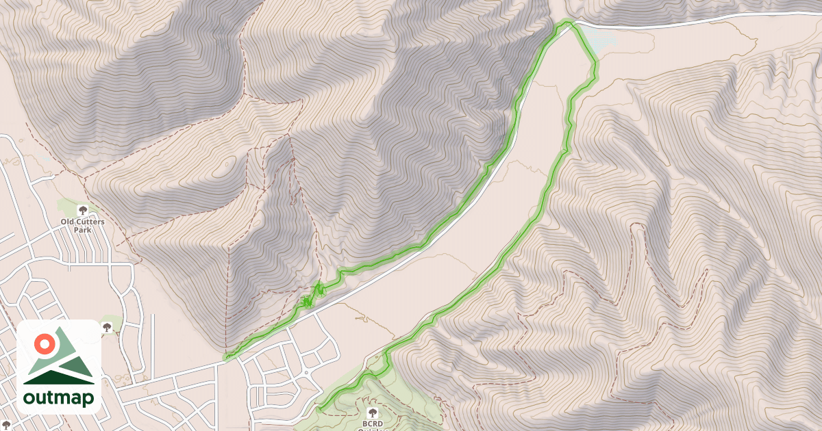 Map of Quigley Loop Trail
