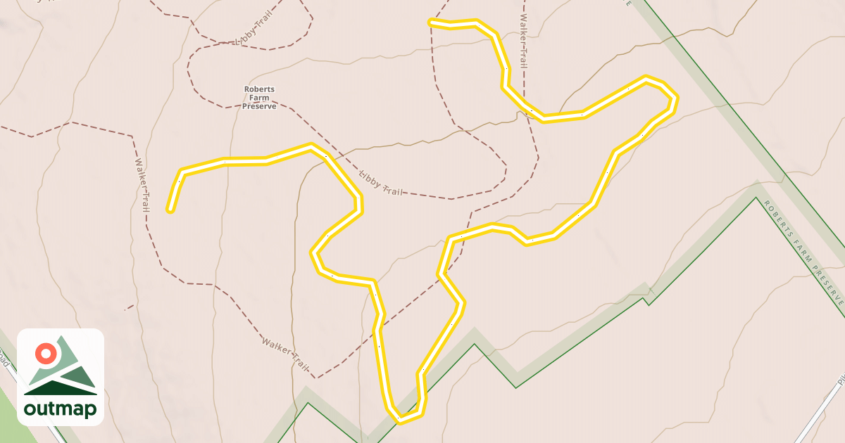 Map of Roberts Farm Trail