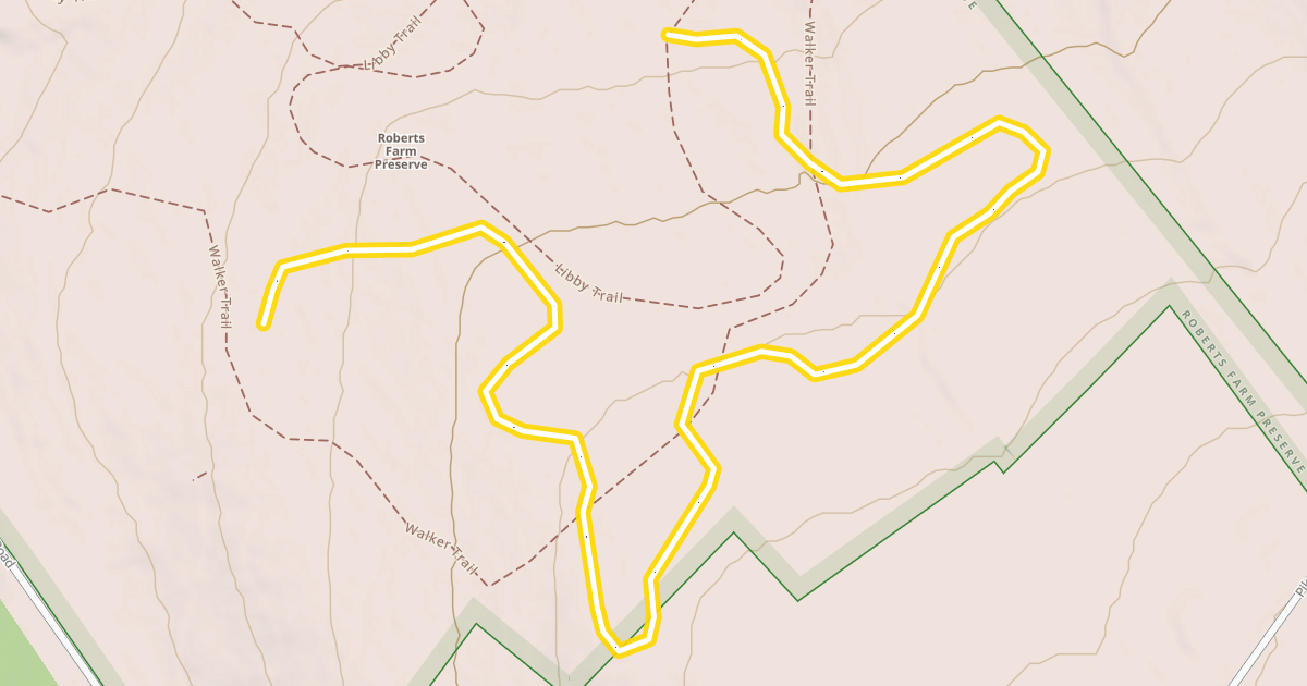 Map preview of Roberts Farm Trail