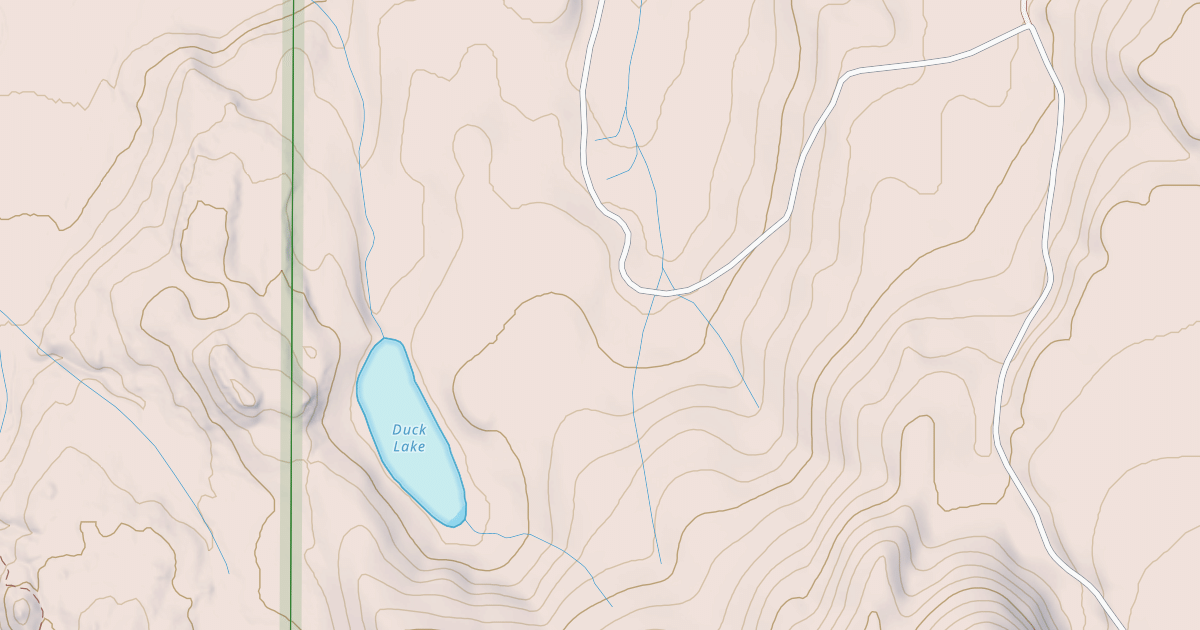 Map preview of DUCK LAKE SPUR