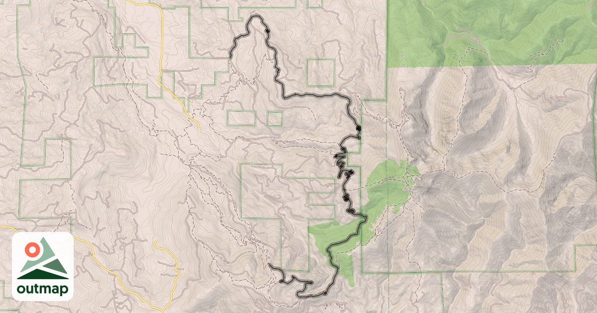 Map of Tarbell Trail