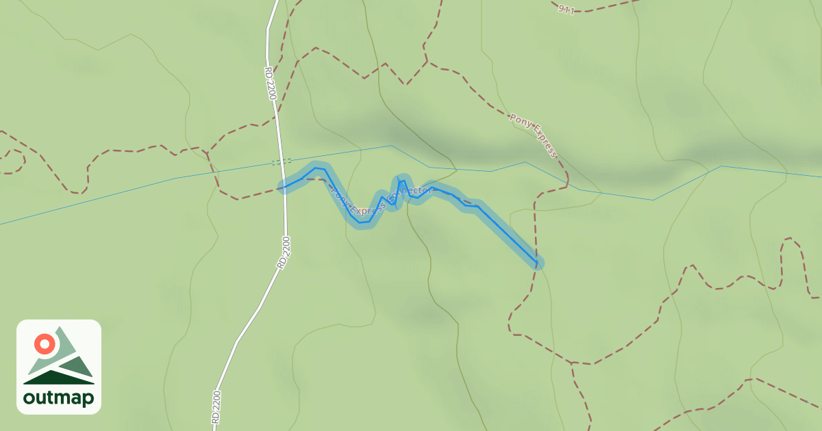 Map of Pony Express Connector