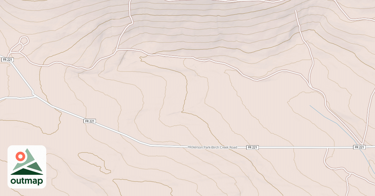 Map of NORTH HICKERSON LOOP