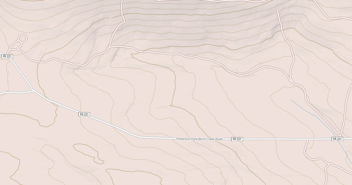 Map preview of NORTH HICKERSON LOOP