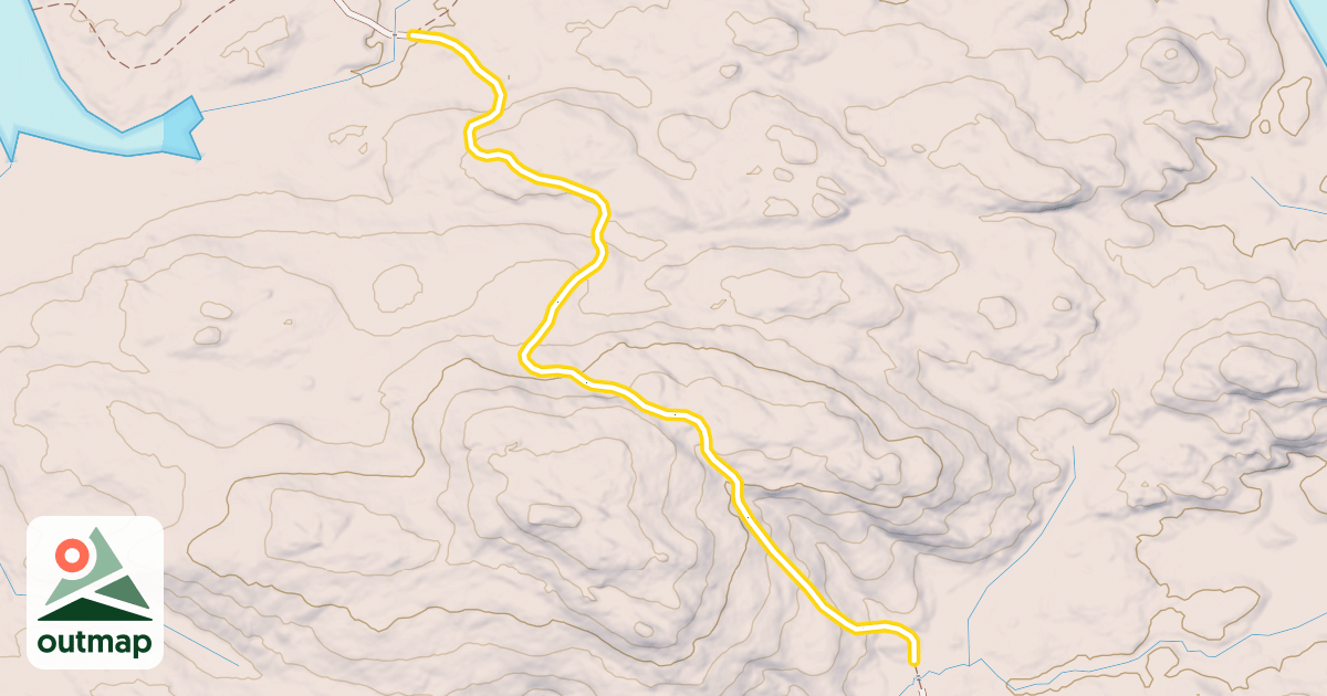Map of Fish Pond Truck Trail