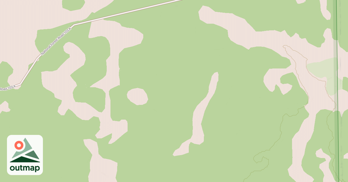 Map of USFS Motor Vehicle Use Map Roads {6909ED3C-726F-4671-B90F-186062CA49C2}