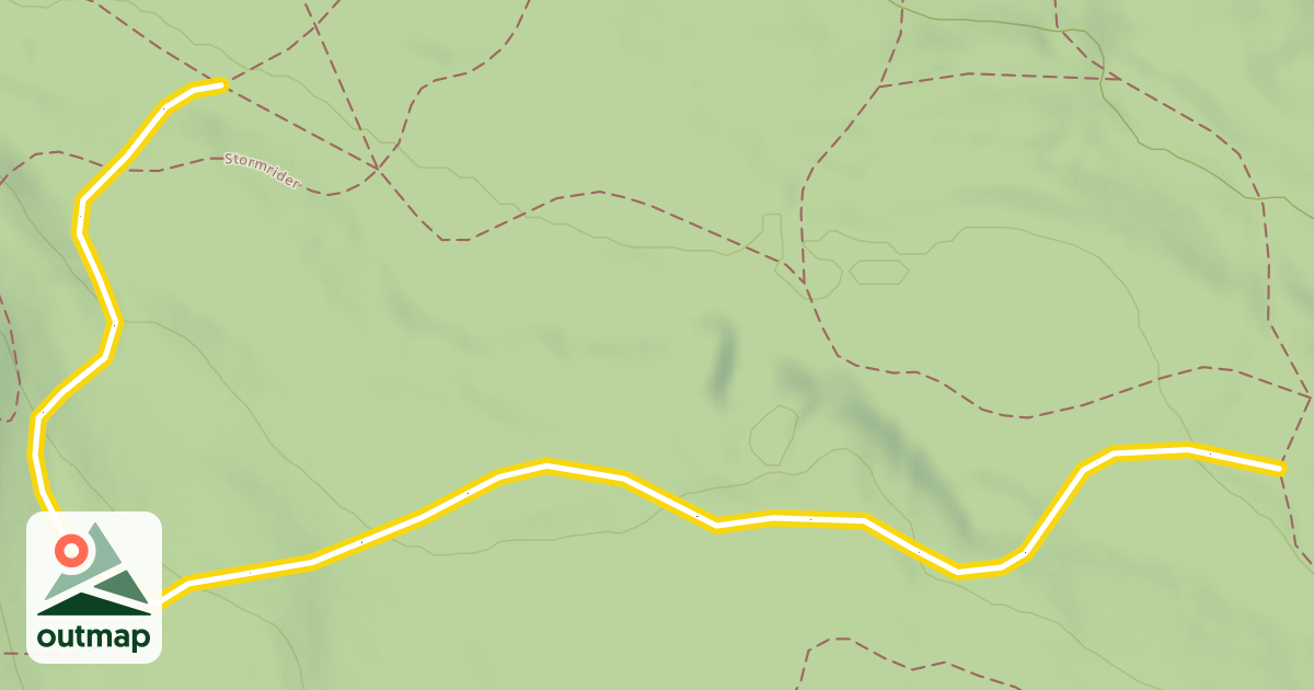 Map of 2.5 km Race