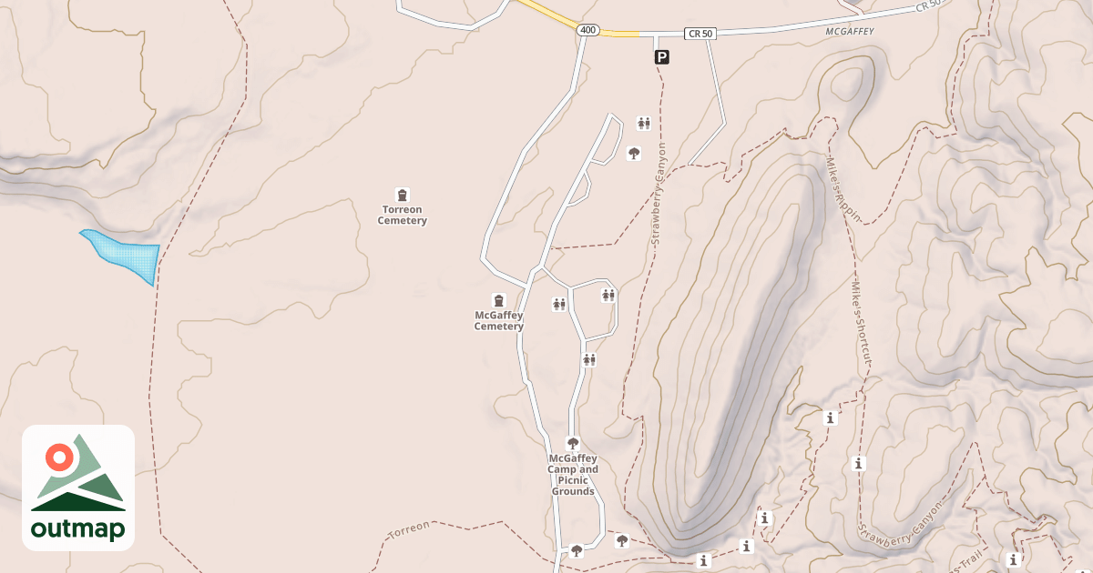 Map of MCGAFFEY CG
