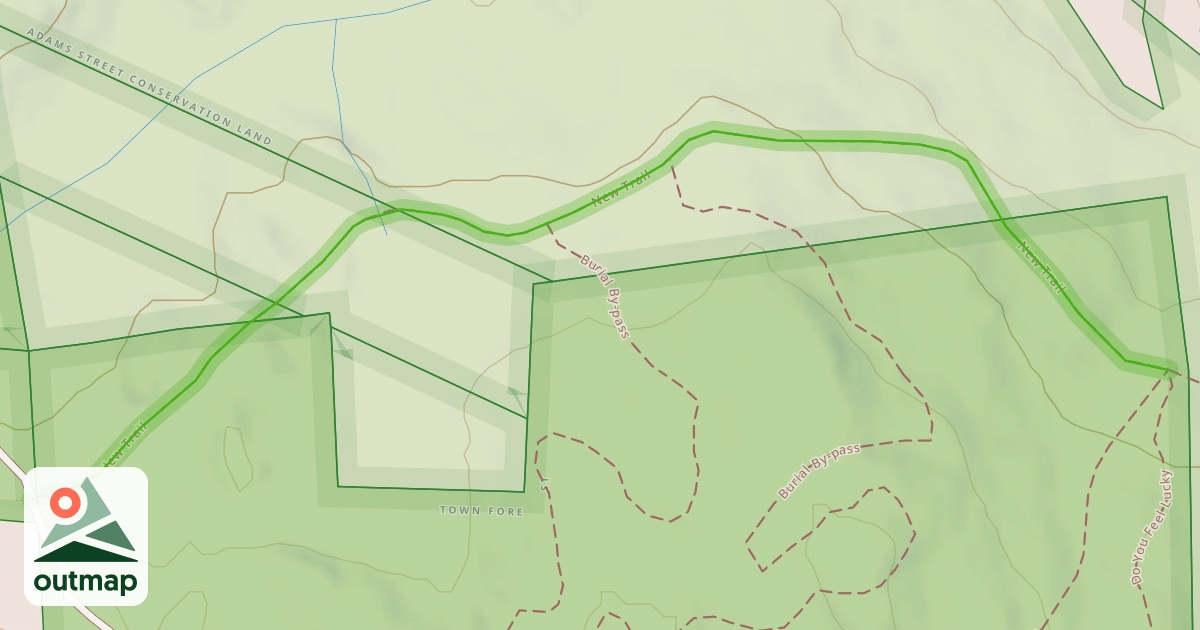 Map of New Trail