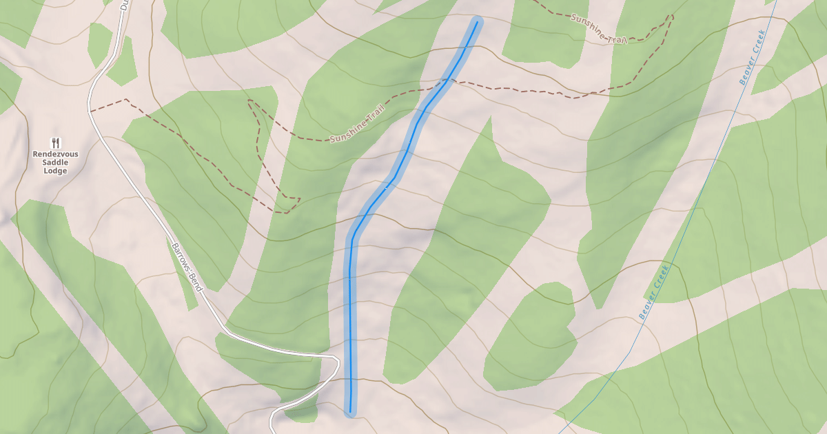 Map preview of Sunshine Liftline