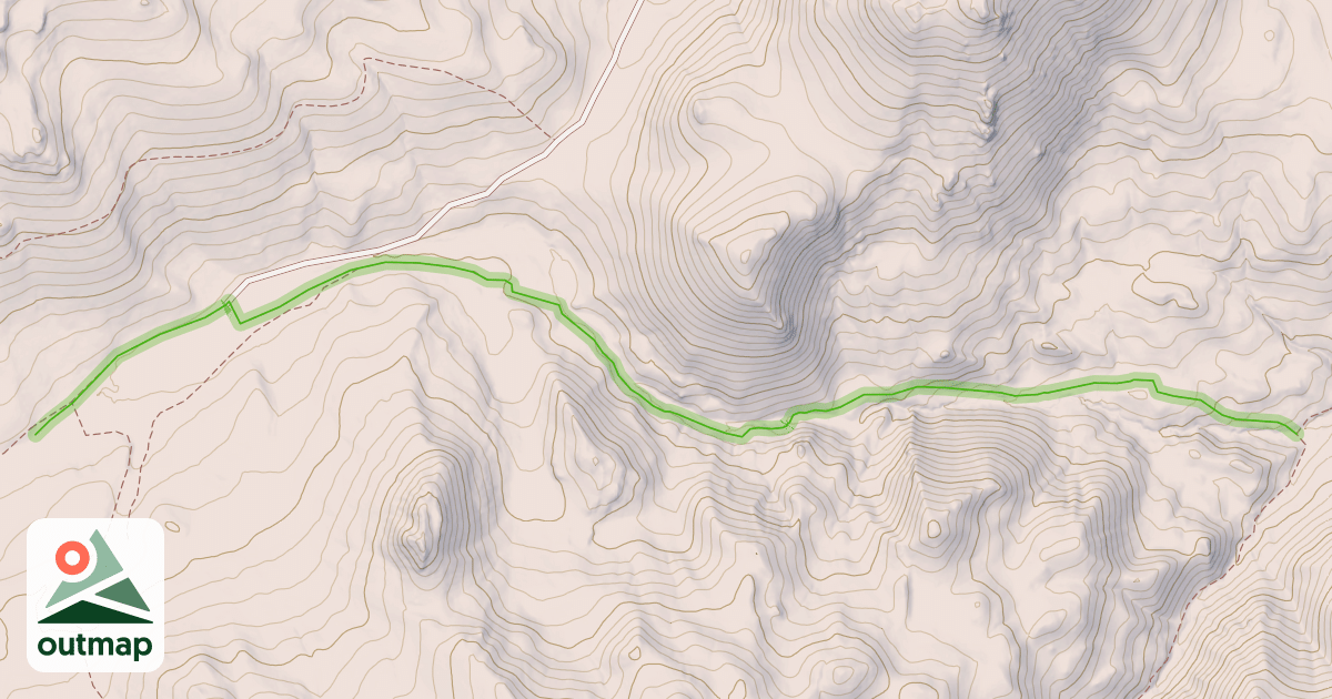 Map of Long Valley Creek Route